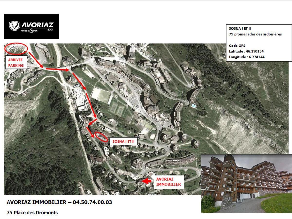 Appartement Calme A Avoriaz, Village Des Dromonts - 4 Pers, 30 M², Proche Centre - Fr-1-633-25 Avoriaz